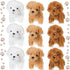 Sumind 9 Pcs Mini Plush Dog Stuffed Animals Bulk Dog Plush Party Favors Small Soft Plush Dog Toy for Goodie Bag Fillers Kids Baby Show Birthday Va...