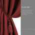 Elrene Home Fashions Amelia Decorative Tassel Window-Curtain Tieback, 24 Inches, Red...