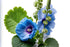 Dried Blue Mallow Flowers - 100% Natual Malva Sylvestris, Net Weight: 0.5oz / 15g - Color-Changing Blue Herbal Tea...