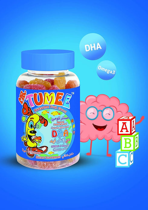 DHA Omega-3 Gumee, Lemon/Orange/Strawberry, 60 Count...
