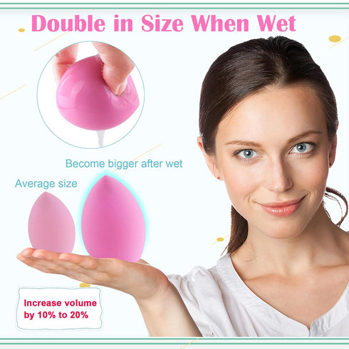 WSYUB Powder Puffs, Makeup Sponge, Makeup Tools with Blender Sponges for Cream Foundation...