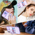 Joyleop (2in1 for iPhone 11 Case Cartoon Cute Love Stit for Girls Pretty Women Teen Kids Girly Phone Covers Purple Pattern Design with Slide Camer...