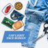 30 Pieces Sublimation Patches Fabric Iron-on Blank Patches 3 Shapes Repair Embroidery Sublimation Blank Hat Embroidery for DIY Crafts, Caps Clothe...
