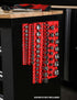 ARES 70232-26-Piece 1/4-Inch SAE Magnetic Socket Organizer - 13 Standard Size and 13 Deep Size Socket Holder - Keeps Your Tool Box Organized...