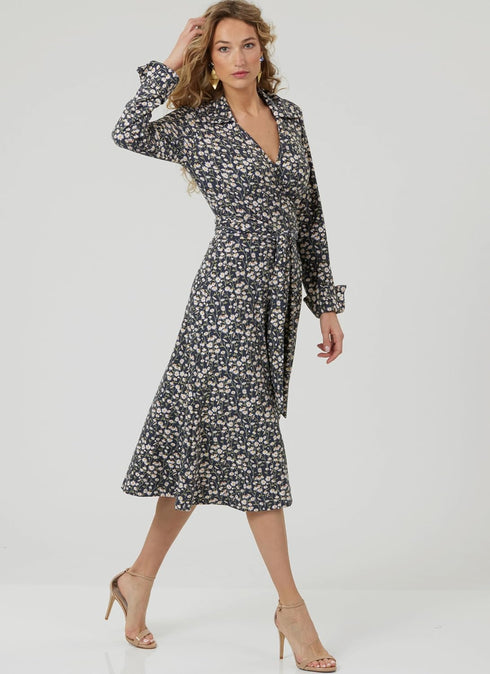 Vogue V2000U5 Misses' Wrap Dress Sewing Pattern Packet by Diane Von Furstenberg, Design Code V2000, 16-18-20-22-24, Multicolor...