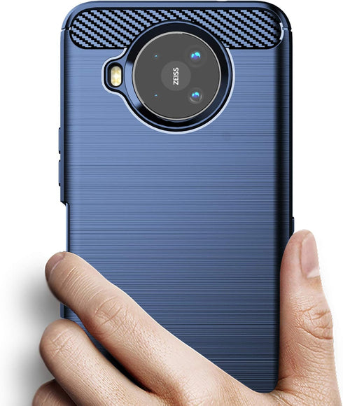 Osophter for Nokia 8.3 5G Case,Nokia 8V Case Shock-Absorption Flexible TPU Rubber Protective Cell Phone Cover for Nokia 8.3(Navy Blue)...