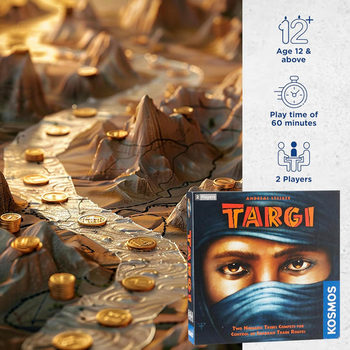 Thames & Kosmos | Targi | Two Player Game | Strategy Board Game | Golden Geek Award Nominee | Kennerspiel Des Jahres Award Finalist...