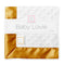 SwaddleDesigns Baby Lovie, Small Security Blanket, Plush Dots with Satin Trim, Gold, 14 x 14 inches (36 x 36 cm)...