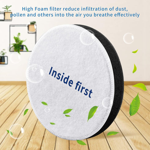 KEEPOW Vacuum Filters for Eureka, Power Speed Vacuum Filters Replacement for Eureka NEU182A, NEU182B, NEU280, NEU180, NEU181, NEU188, NEU202 Bagle...