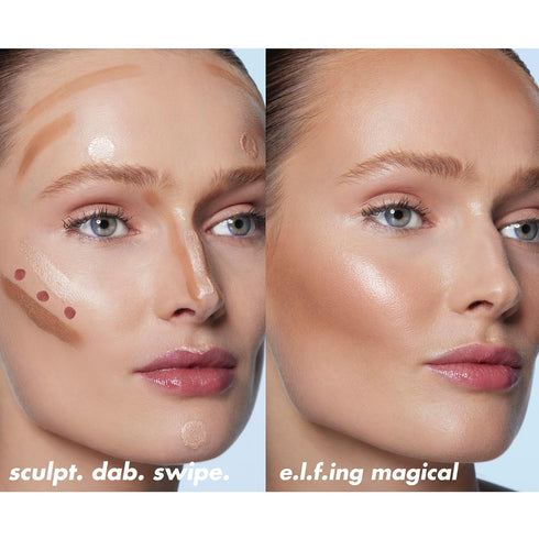 e.l.f. Halo Glow Highlight Beauty Wand, Liquid Highlighter Wand For Luminous, Glowing Skin, Buildable Formula, Vegan & Cruelty-free,Champagne Camp...