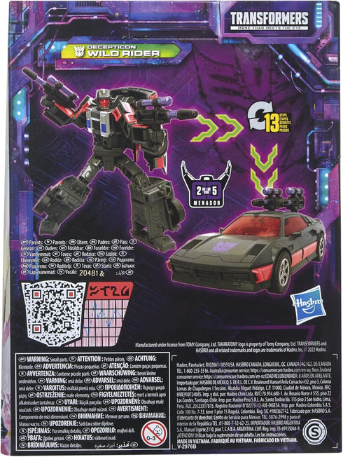 Transformers Toys Generations Legacy Deluxe Decepticon Wild Rider Action Figure - Kids Ages 8 and Up, 5.5-inch...