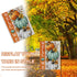 Welcome Fall Pumpkins Decorative Garden Flag, Autumn White Teal Pumpkin Farmhouse Yard Outside Decorations, Thanksgiving Seasonal Burlap Outdoor S...
