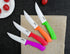 Ceramic Steak Knives Set of 4 with Covers in Gift Box - Utility Knife Large Size - Healthy Stain Resistant & Rust Proof - Dishwasher Safe - Best f...