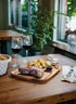 Ironwood Gourmet Fort Worth Steak Plate with Juice Channel, Acacia Wood 13 x 11 x 0.75 -inches, Brown...