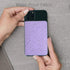 ID Card Holder for Back of Phone Leather Phone Wallet Stick On with Stand Flip Waterproof Leather Adhesive Wallet for Most Cellphones (Lavander)...