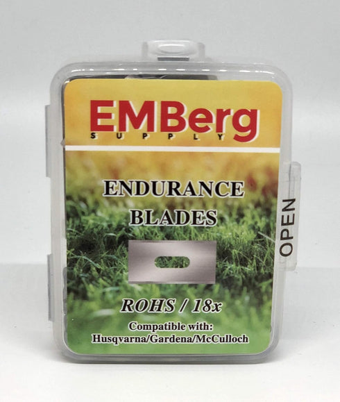 EMBerg Endurance Blades (18 Pack) for Husqvarna Gardena McCulloch Robotic Lawnmower Mowing Lawn Mower Robo Robot Accessories Replacement Blade for...