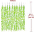 PASYOU Artificial Hanging Vines, Fake Simulation Weeping Willow Plants Decor Greenery Leaves Ivy for Wedding Indoor Outdoor Home Garden Balcony Pa...