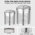 2 Pack Tea Infuser,Extra Fine Mesh Holes Tea Ball Strainers with Threaded Connection,304 Stainless Steel Cooking Filters,Easier to Brew Loose Leaf...