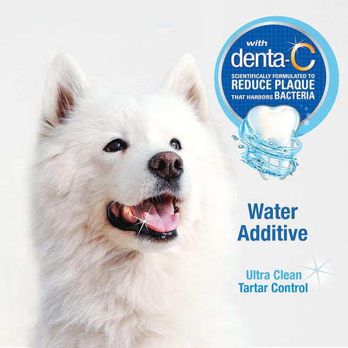 Nylabone Advanced Oral Care Dog Water Additive for Dental Care - Liquid Tartar Remover - Dog Breath Freshener & Teeth-Cleaning Liquid (16 oz.)...