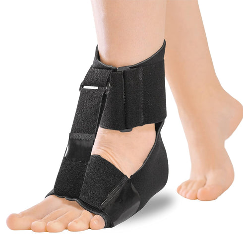 BraceAbility Foot Drop Brace - Ankle Orthosis Sock for Toe Walking in Big Kids, Teens, Adults; Supports Charcot Marie Tooth, Peroneal Nerve Injury...