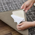 Mohawk Home Non Slip Corner Gripper Area Rug Tabs 4 Pack Anti Curling Double Sided Adhesive 4-inch x 4-inch Square White...