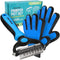 Maxpower Planet Pet Grooming Brush and 2X Grooming Gloves Combo - Double Sided Dematting, Deshedding Undercoat Rake for Dogs - Cat Brush, Dog Brus...