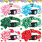 6 Pcs Easter Day Dog Collar with Flower Easter Day Adjustable Holiday Dog Collars Safety Buckle Nylon Dog Collar for Female Male Small Medium Larg...