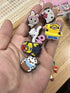Ella & Emma 50Pcs Cute Cartoon Anime Mixed Shoe Charms Pins for Boys Girls, Kawaii Shoes Charms Pack for kids, Shoe Decoration Accessories, Party ...