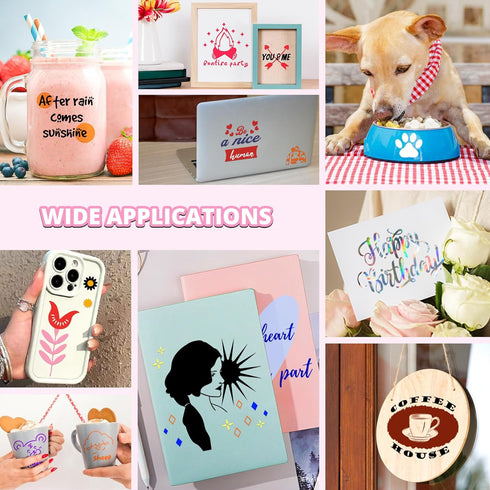 HTVRONT Transfer Tape for Vinyl - 12" x 10 FT w/Red Alignment Grid Clear Transfer Paper for Adhesive Vinyl - Medium Tack Vinyl Transfer Tape for f...