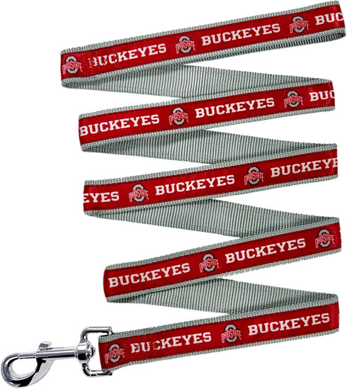 NCAA PET Leash, Small, Ohio State Buckeyes, Dog Leash, Shiny & Colorful Leash for Dogs & Cats Licensed by The NCAA, New Version...