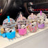 Cute panda Key Ring Decoration, Liquid Quicksand Floating Fox Handbag Accessories...