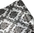 Yifely Retro Black Damask Furniture Paper Self-Adhesive Shelf Liner Light Grey Table Dresser Decor Sticker 17.7 Inch by 9.8 Feet...