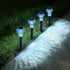 Solar Pathway Lights, 4 Pack Blue LED Mushroom Solar Powered Outdoor Lights, Landscape Lighting Garden Stake Lights, Solar Landscape Lights Outdoo...