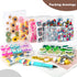 12pcs Silicone Beads - Oblong Focal Beads for Keychain, Pen, Bracelets, and Necklaces - Safe, Unbreakable Silicone - Teach Pencil Board Color...