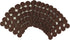8827 Heavy Duty Self Adhesive Furniture Felt Pads 1-Inch Round Brown 160-Piece Value Pack in Resealable Bag...