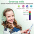 SIMOLIO Kids Headphones with Cord, Wired Headphones with Microphone for School Travel, 85dB/94dB/104dB Volume Limited, Portable Foldable & Adjusta...
