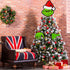 Christmas Decorations Outdoor - Fence Yard Sign with Hand Head for Holiday Christmas Fence Peeker Decorations...