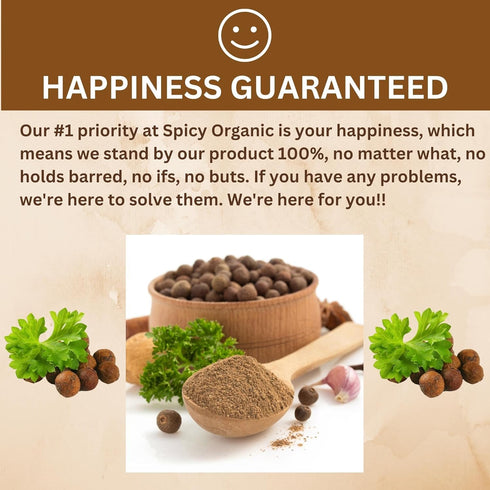 SPICY ORGANIC Pure Organic Allspice Ground 4 oz. - Certified USDA Organic - Allspice Seasoning for Baking, Marinades, Pickling, Stews, Sauces, and...