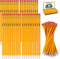 50 Pack #2 HB Pencils Bulk Yellow Sharpened Pencils with Erasers for Kids, 2 Pre-sharpened pencils number 2 pencils for classroom office Supplies,...
