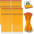 50 Pack #2 HB Pencils Bulk Yellow Sharpened Pencils with Erasers for Kids, 2 Pre-sharpened pencils number 2 pencils for classroom office Supplies,...