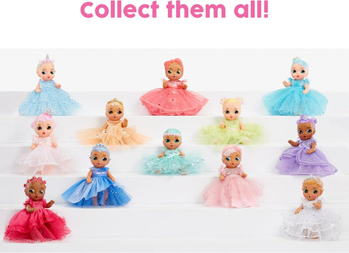 Baby Born Surprise Small Dolls Series 8 - Unwrap Surprise Collectible Baby Doll with 3 Water Surprises, Gemstone-Themed Dress, Color Change Diaper...