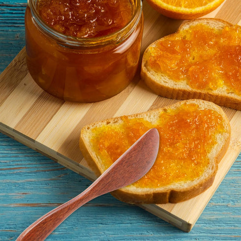 4Pcs Wooden Butter Knife, 6 Inch Jam Spreader Knives Jelly Cheese Spreaders Reddish Brown Condiment Knives Sandwich Spreaders for Kitchen...