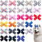 PET SHOW 50Pcs/25Pairs 4" Paw Pattern Big Dog Hair Bows Bulk with Alligator Clips for Medium Large Dogs Puppy Female Bowknot Topknot Girl Boy Pet ...