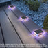 Solar Deck Lights Outdoor, IP68 Waterproof Solar Step Lights, Solar Powered Driveway Lights, Natural White 4000K LED Solar Lights, Stick on Garden...