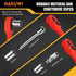 35 Pieces 1/4 inch Drive Socket Ratchet Wrench Set, Mini Ratcheting Wrench with Bit Socket Set Metric and Extension Bar for Auto Repairing...