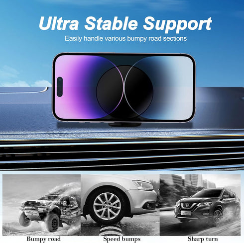 UBeesize Magnetic Car Phone Holder, Compatible with iPhone 14/13 Pro/Max/Mini, 360 Swivel, Easy Access, Wide Compatibility...