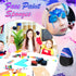 Dansib 32 Pcs Face Paint Sponges Face Painting Sponges High Density Face Painting Supplies for Kids Adults Makeup Body Art Works, Tears, Droplets,...