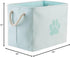 Bone Dry Pet Storage Collection Collapsible Bin, Medium Rectangle, Aqua...