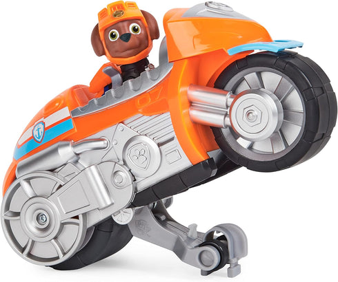 Paw Patrol, Moto Pups Zuma’s Deluxe Pull Back Motorcycle Vehicle with Wheelie Feature and Toy Figure...