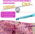 Katech 2mm/Size B Crochet Hook Set, Aluminum Crochet Hooks Knitting Needles for Beginners Crocheting Craft Yarn, Crochet Hook Great for Group Croc...